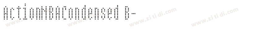 ActionNBACondensed B字体转换